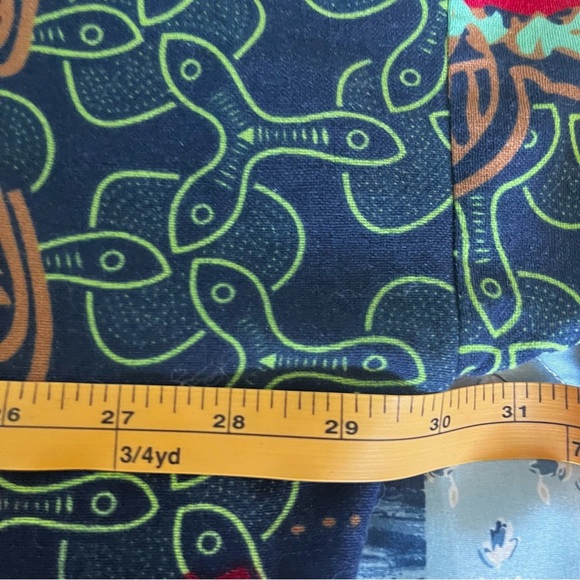 NWT O-Necee Tribal Cotton Linen Blend Tunic Dress 3XL New - Picture 7 of 9